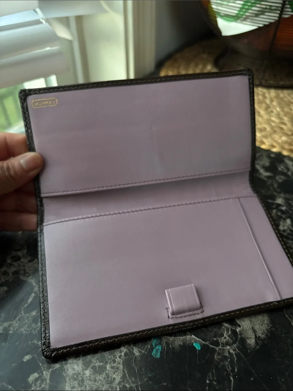 Coach checkbook cover new